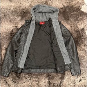 Black medium Guess leather jacket